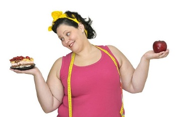 ожиріння-за смачною і висококалорійної їжі